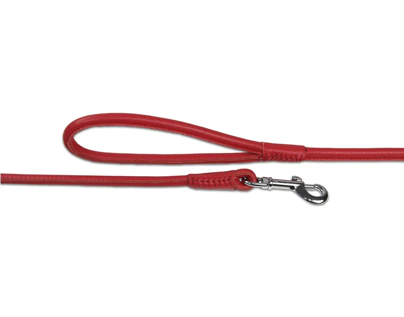 Earthbound Rolled Leather Lead Red-1