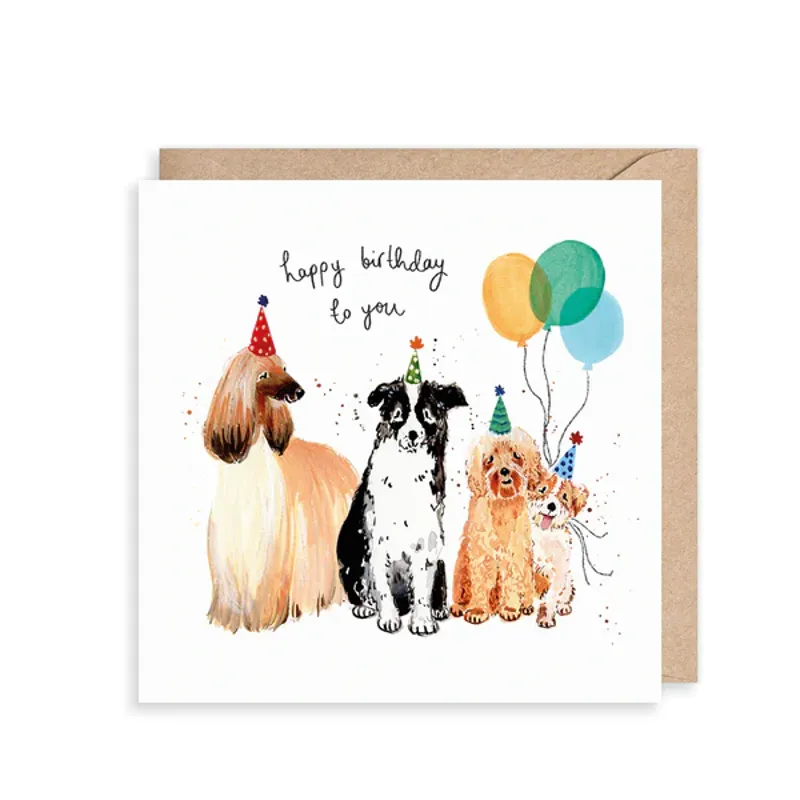 Louise Mulgrew Dogs Happy Birthday Cards