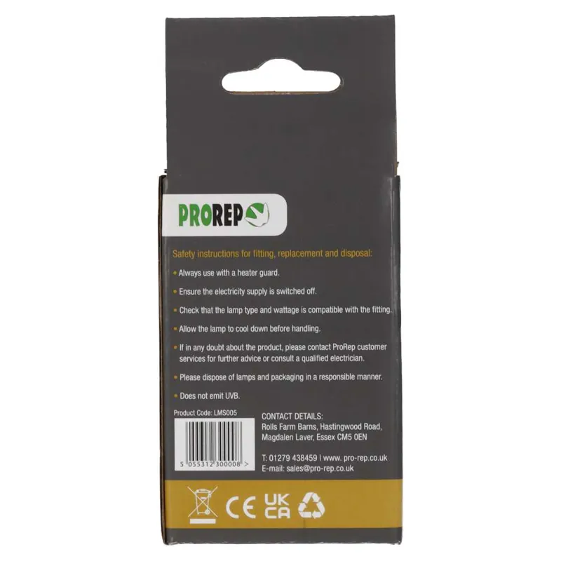 ProRep Basking Spot Lamp 40w BC-2