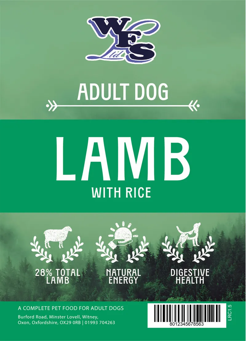 WFS Adult Dog Lamb with Rice