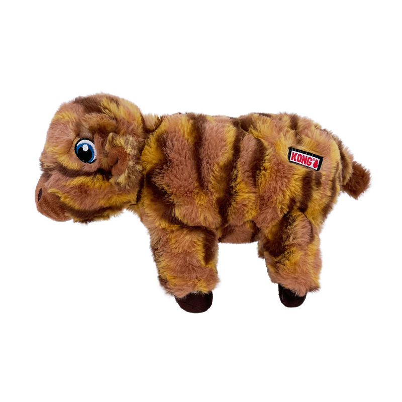 KONG Low Stuff Stripes Cow Medium