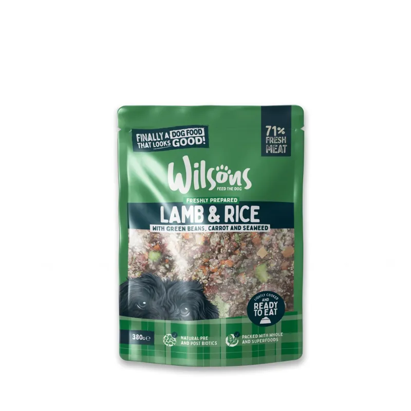 Wilsons Lamb and Rice Fresh Dog Food 380g