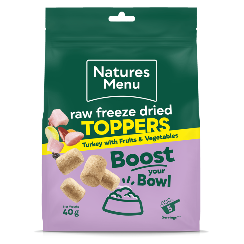Natures Menu Freeze Dried Topper Turkey 40g