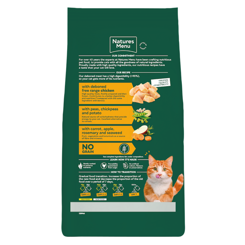 Natures Menu Adult Cat High in Meat Chicken 1.25kg-1