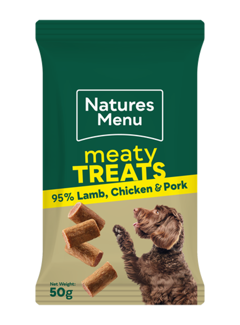 Natures Menu Chicken Lamb and Pork Treats 50g