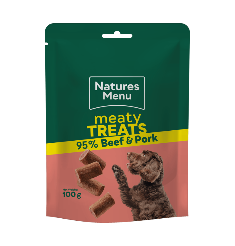 Natures Menu Beef and Pork Treats 100g