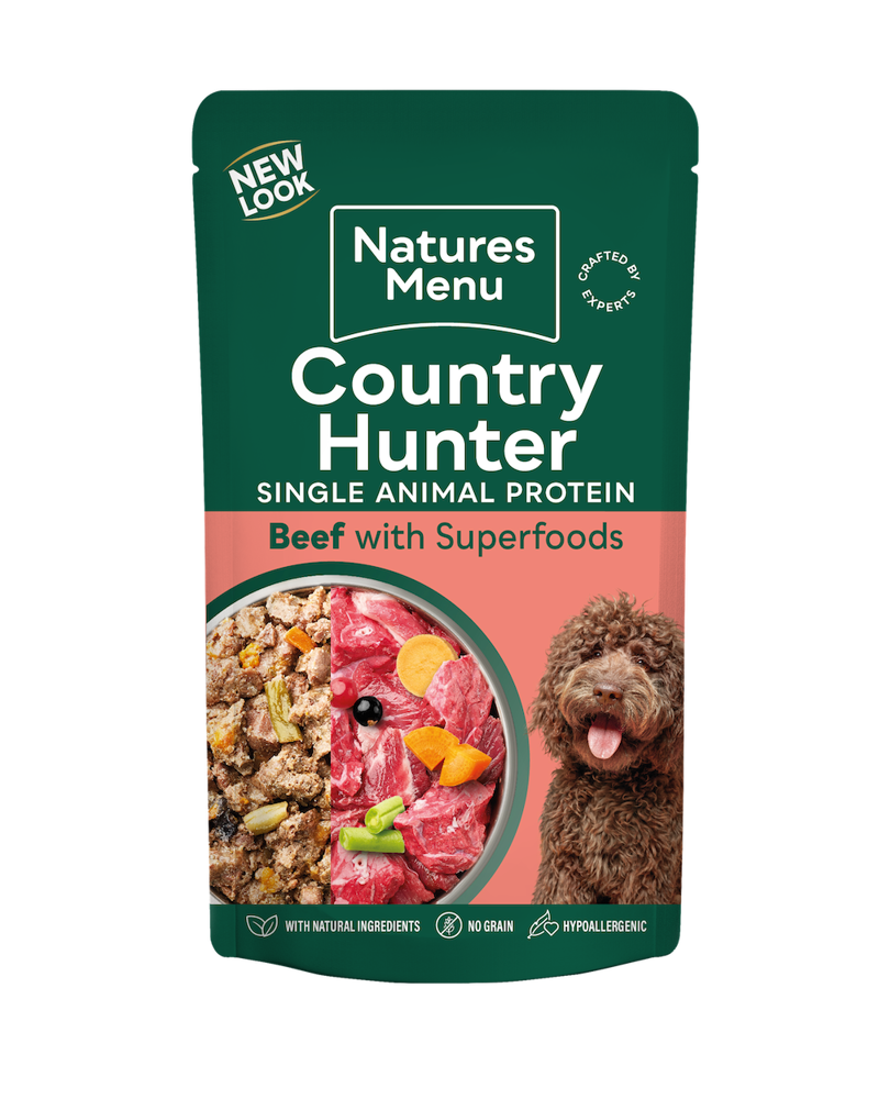 Natures Menu Country Hunter Grass-Fed Beef with Superfoods 150g