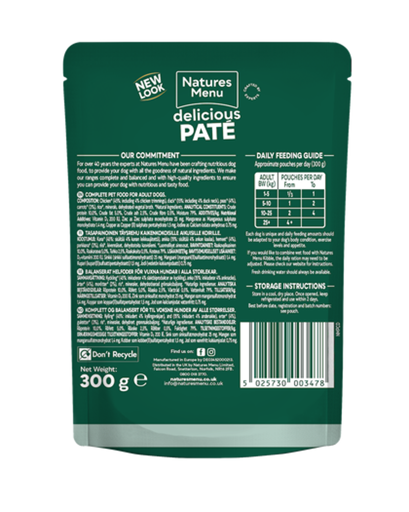 Natures Menu Chicken with Duck and Vegetables 300g-1