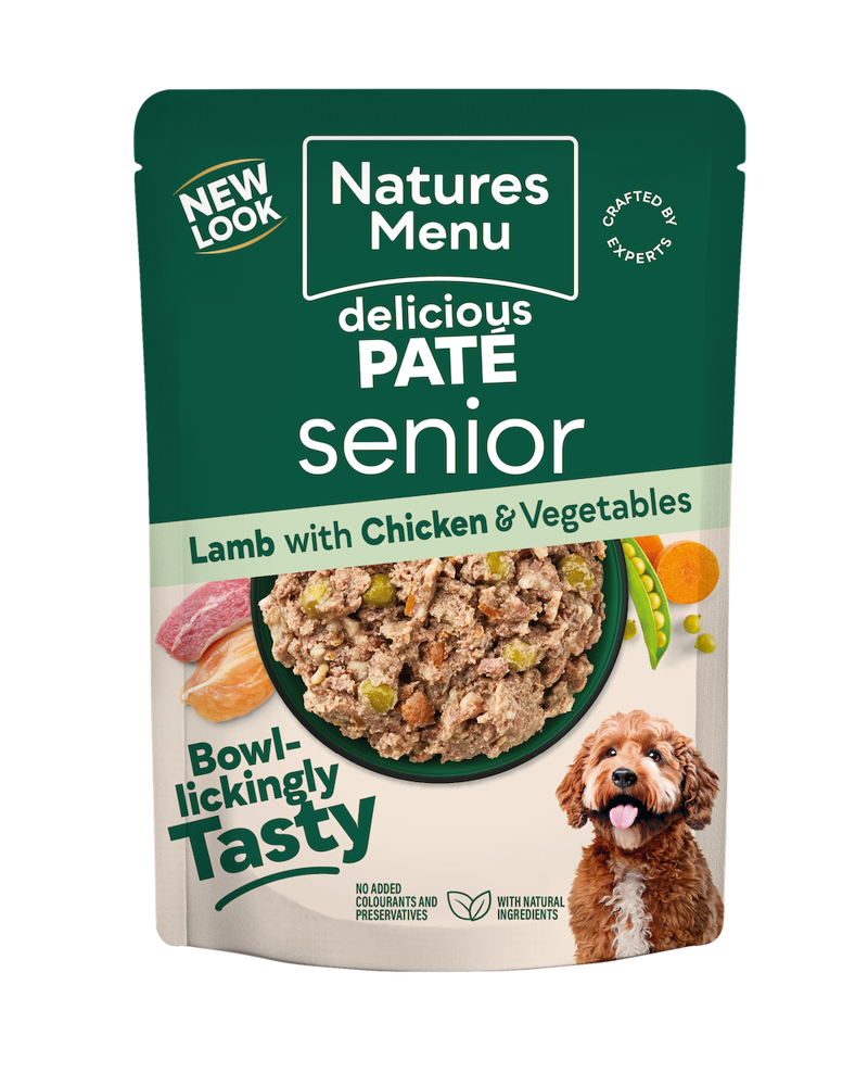 Natures Menu Senior Lamb with Chicken Vegetables and Rice 300g