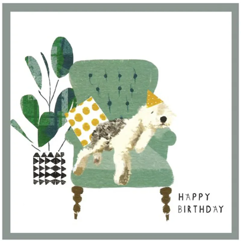 Margo Happy Birthday Sheepdog Card