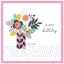 Margo Happy Birthday With Love Vase Card