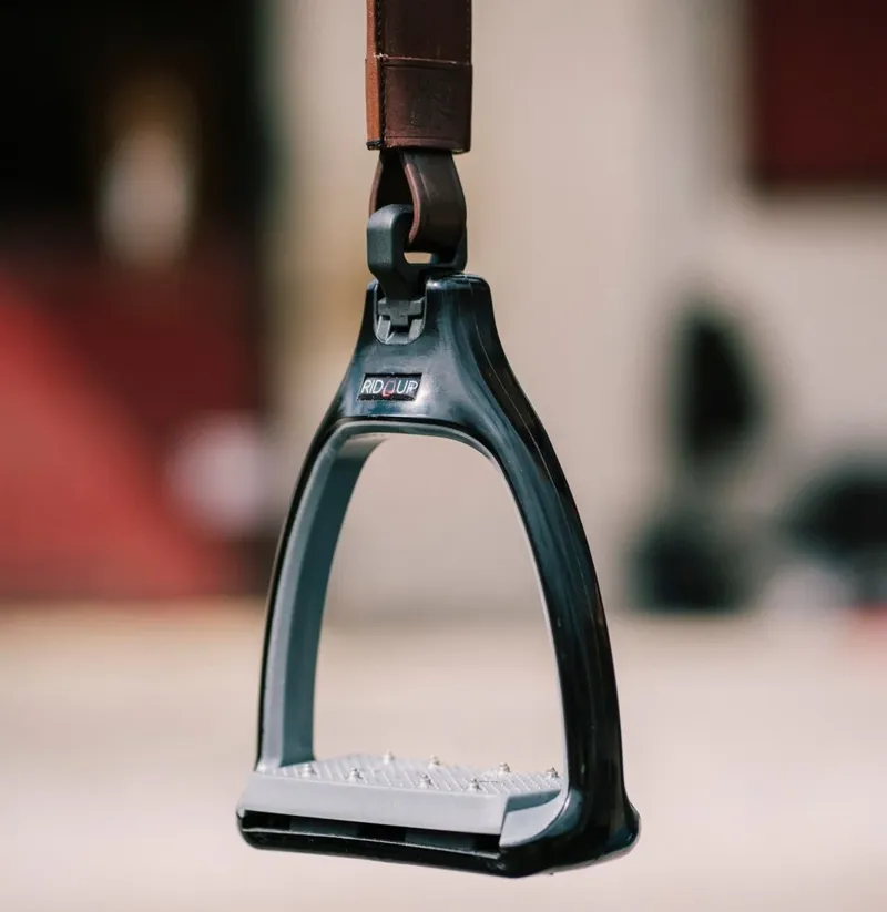 RID'UP Plus Safety Stirrups in Grey