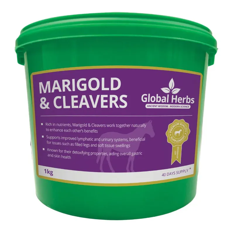 Global Herbs Marigold and Cleavers Mix - 1kg 