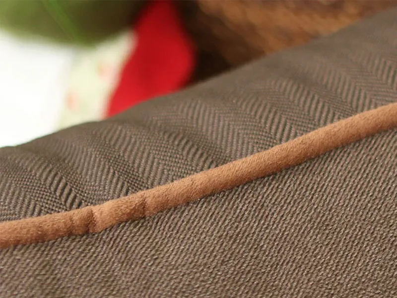 George Barclay Savile Walled Box Bed Replacement Cover Tanner's Brown Large