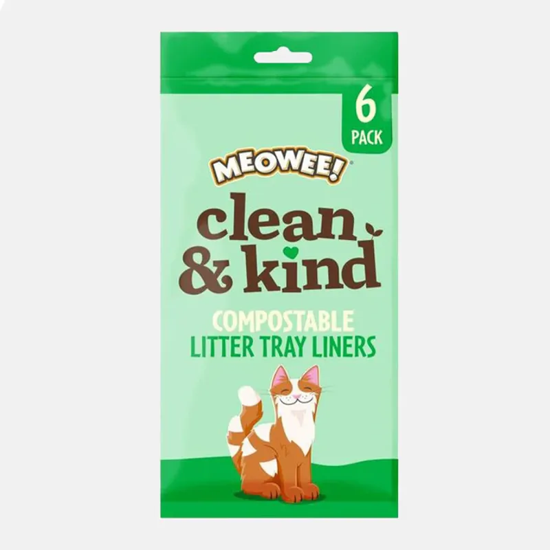 Meowee Compostable Litter Tray Liners 6pk