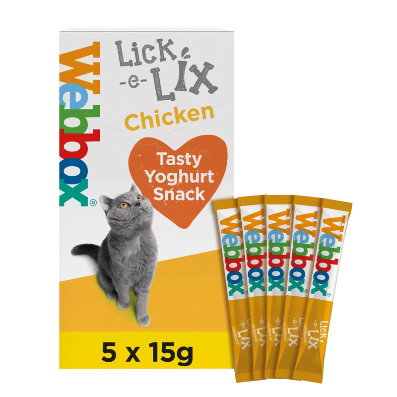 Webbox Cats Delight Lick-e-Lix Chicken 5pk	