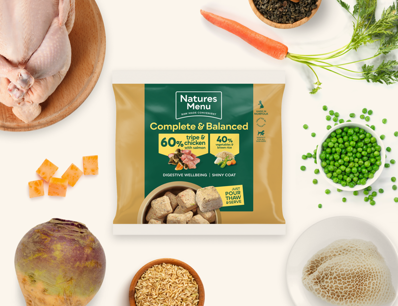 Natures Menu Chicken With Tripe Nuggets 1kg