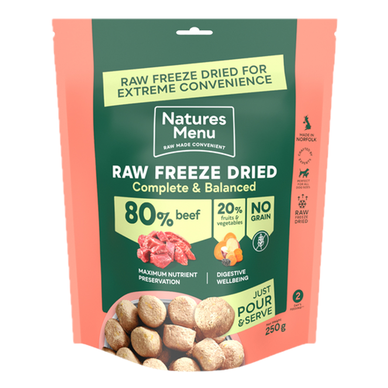 Natures Menu Freeze Dried 80/20 Beef-1