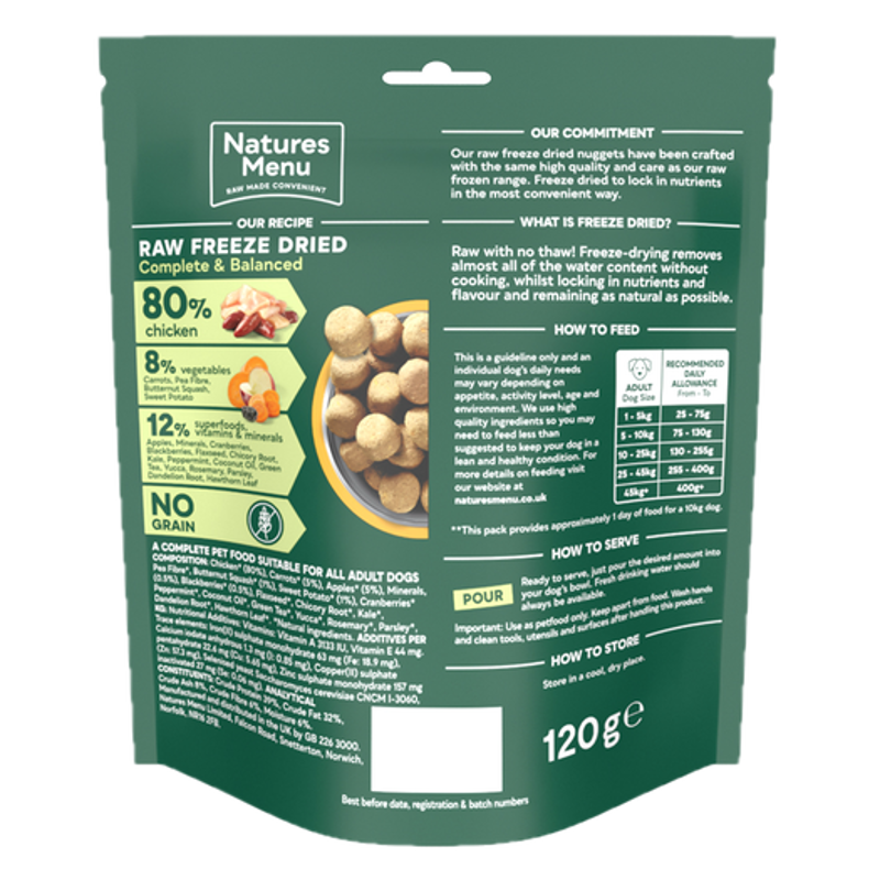 Natures Menu Freeze Dried 80/20 Chicken-2