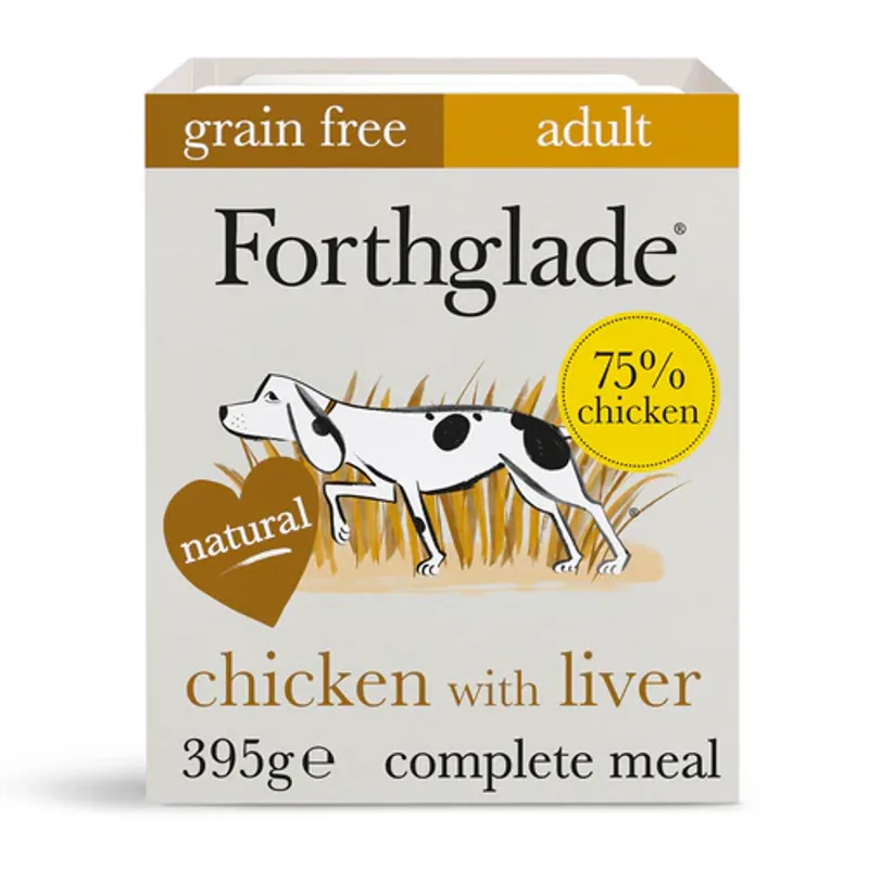 Forthglade Complete Chicken with Liver Sweet Potato and Vegetables 395g