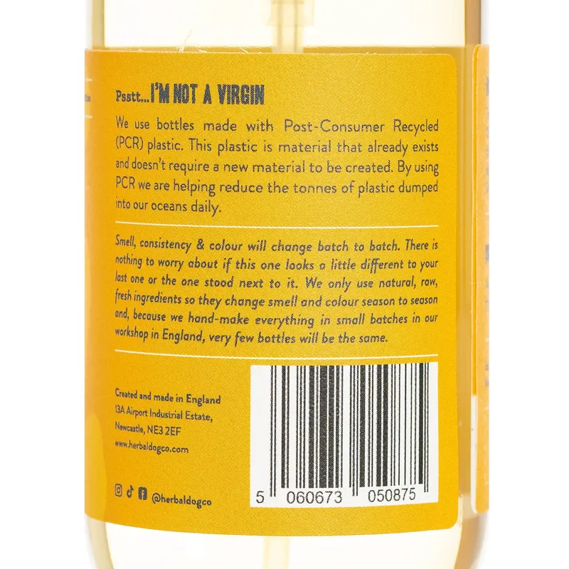 Herbal Dog Co. Orange and Bergamot Cologne Deodoriser 100ml-1
