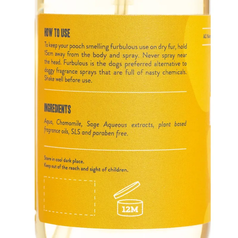 Herbal Dog Co. Orange and Bergamot Cologne Deodoriser 100ml-2