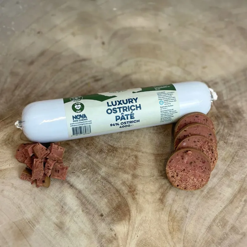 Paddock Farm Luxury Pate Ostrich 400g