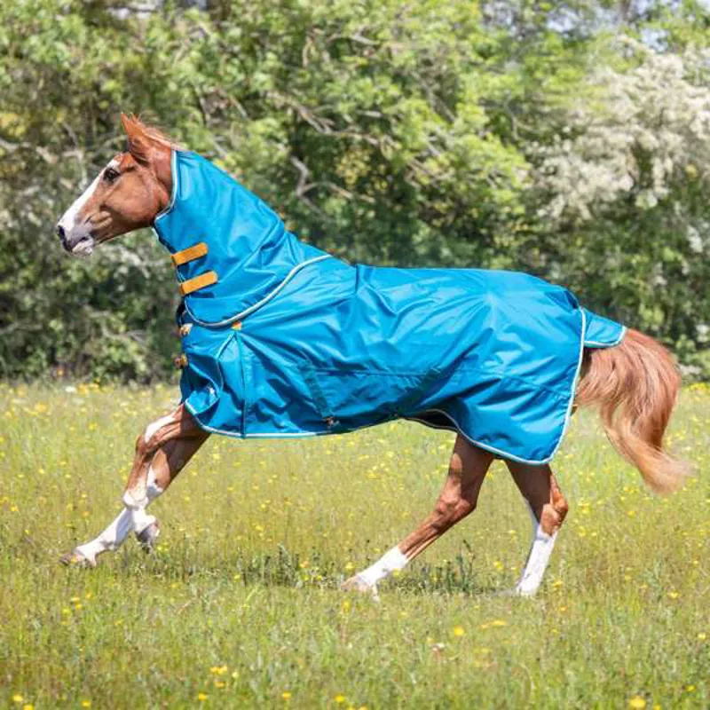 Highlander Original Lite Turnout Rug and Neck Set in Teal