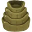 Earthbound Classic Round Traditional Tweed Bed Green