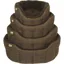 Earthbound Classic Round Traditional Tweed Bed Brown