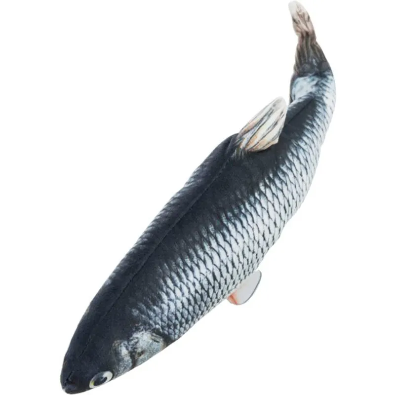 Trixie Wriggly Fish Grey 30cm-4