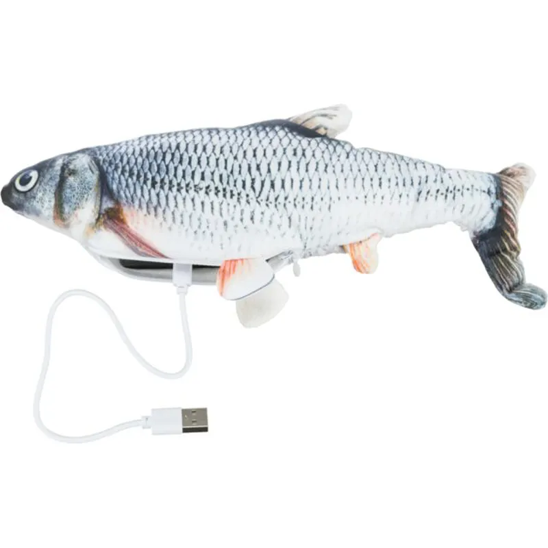 Trixie Wriggly Fish Grey 30cm-8