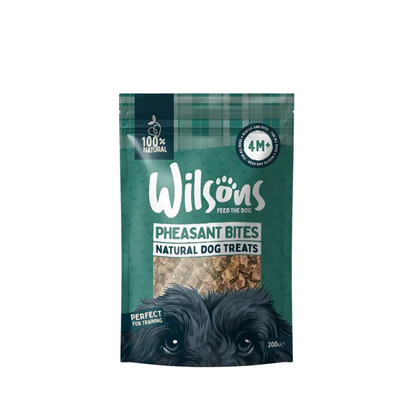 Wilsons Natural Dog Treats Pheasant Bites