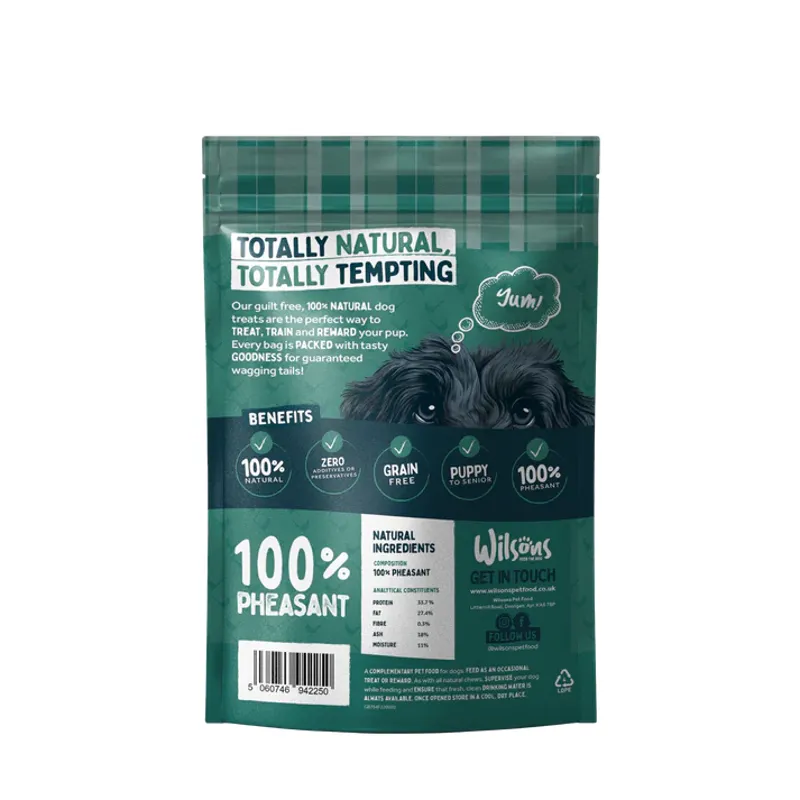 Wilsons Natural Dog Treats Pheasant Bites-1