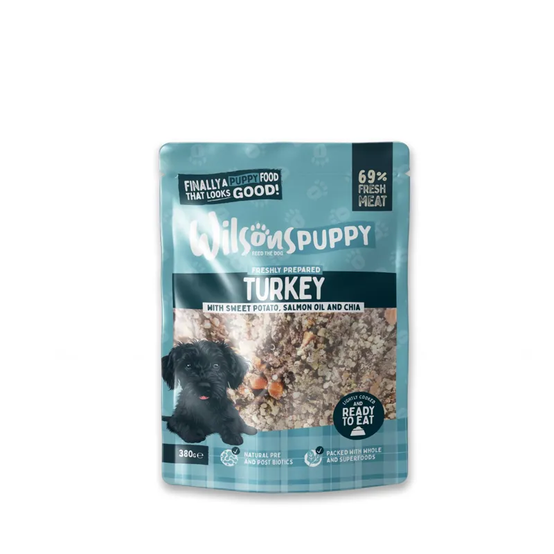 Wilsons Puppy Turkey Fresh Dog Food 380g