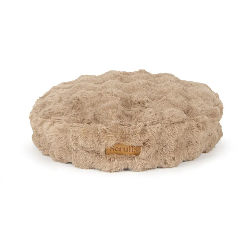 Scruffs Alpine Round Pet Cushion Taupe