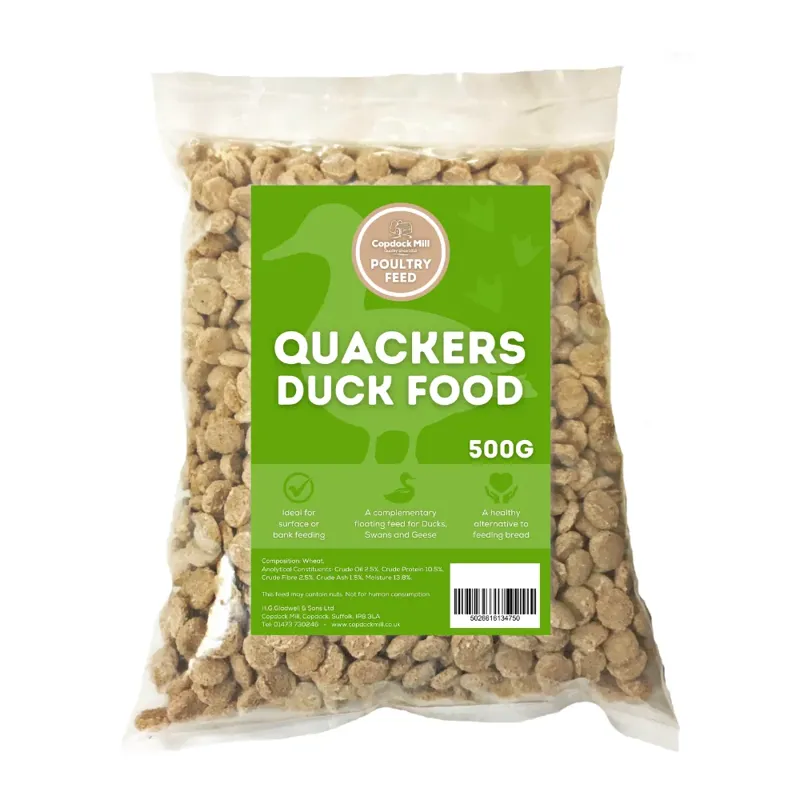 Quackers Duck and Swan Food 500g
