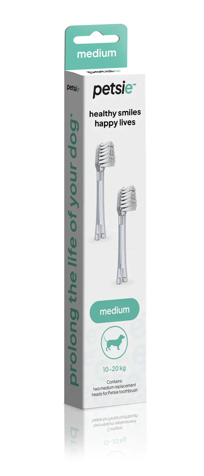 Petsie Toothbrush Replacement Head Medium