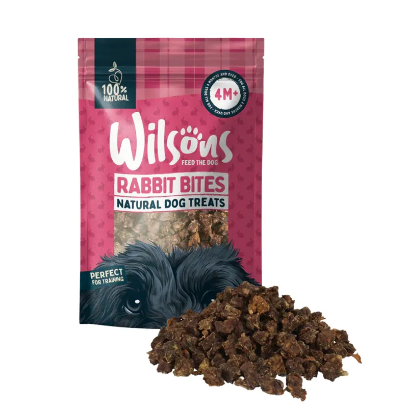 Wilsons Natural Dog Treats Rabbit Bites-2
