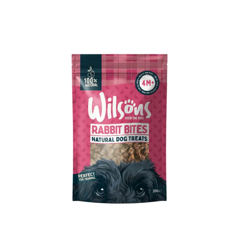 Wilsons Natural Dog Treats Rabbit Bites