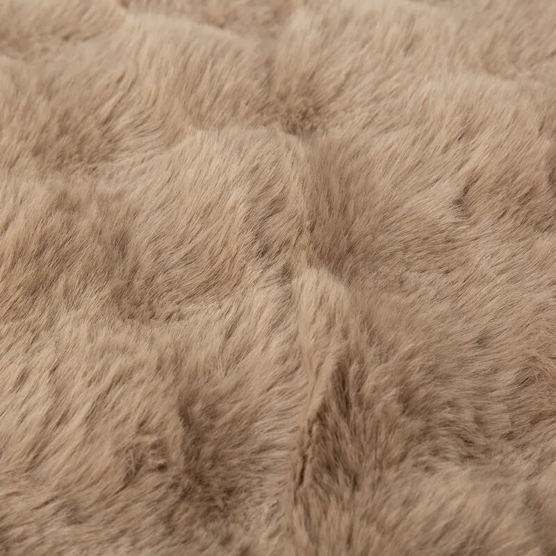 Scruffs Alpine Round Pet Cushion Taupe-2