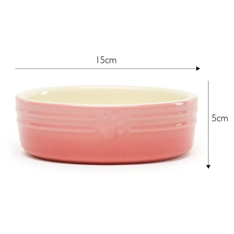 Scruffs Ombre Food Bowl Pink-2