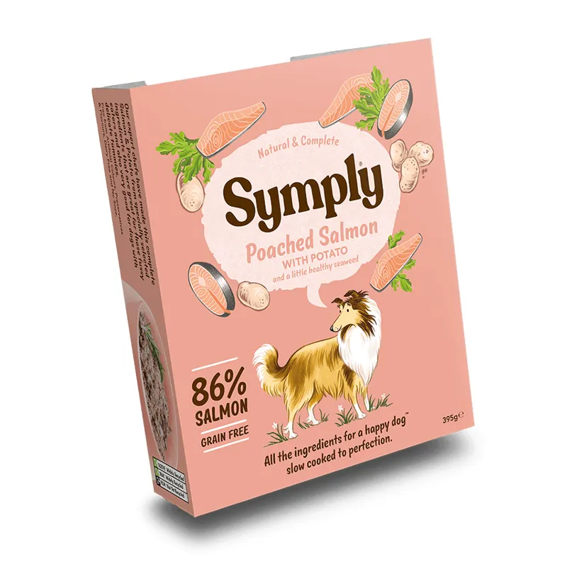 Symply Adult Grain Free Poached Salmon 395g