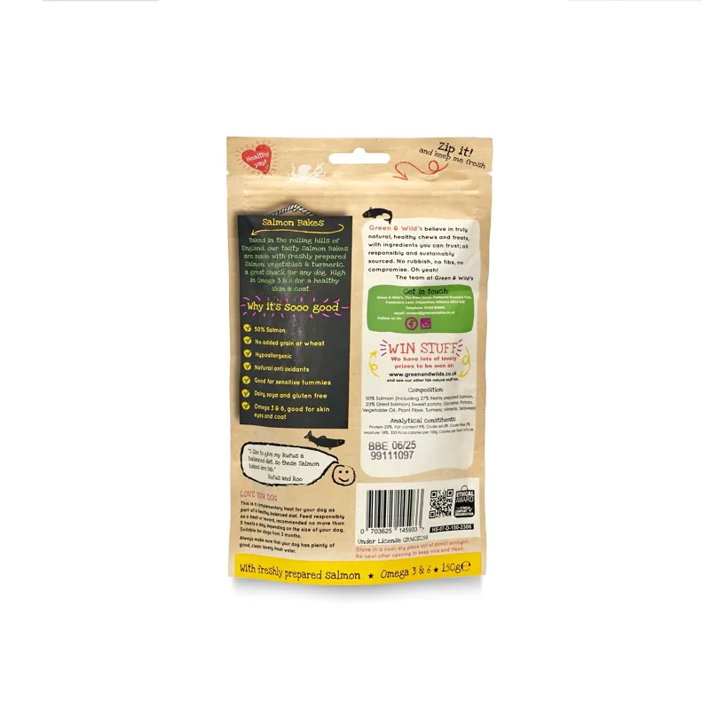 Green and Wilds Salmon Bakes 150g-2