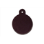Large Standard Black Circle ID Tag