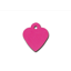 Small Standard Pink Heart ID Tag