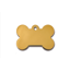 Large Premium Gold Bone ID Tag