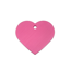 Large Standard Pink Heart ID Tag