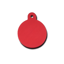 Large Standard Red Circle ID Tag