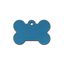 Large Standard Blue Bone ID Tag